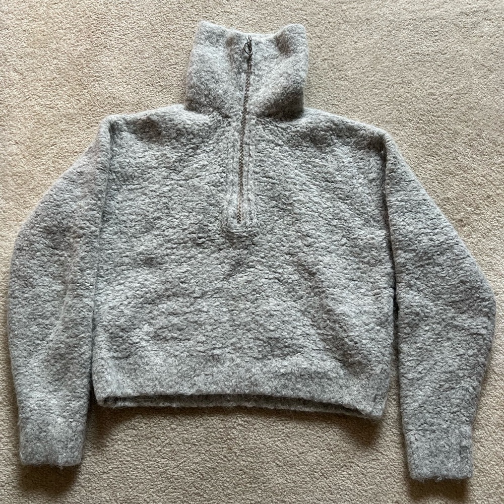 Aritzia Wilfred Free Gwyneth Sweater Cropped